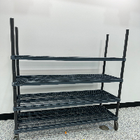 Metro 5' Plastic Portable Shelving Unit image 1